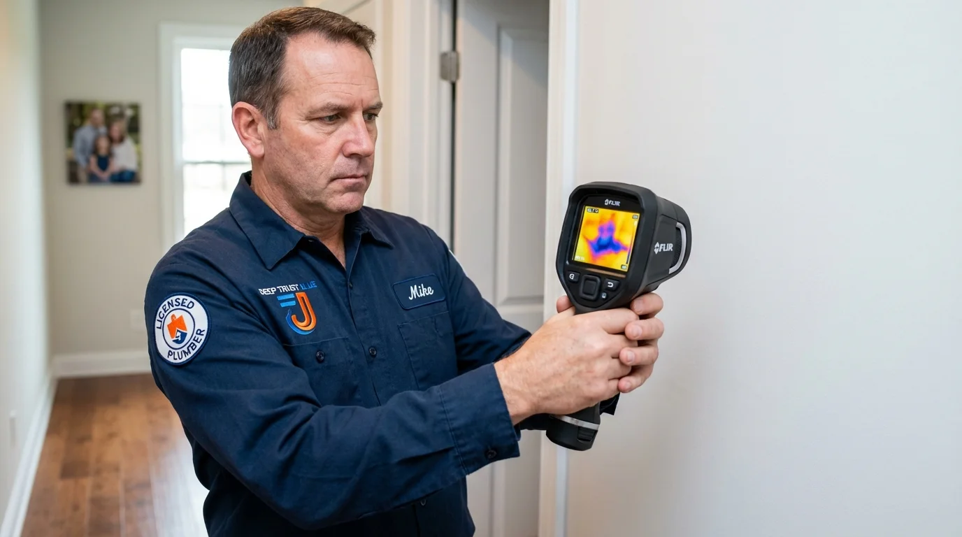 Thermal imaging leak detection by Johns Plumbing LLC in Cowpens